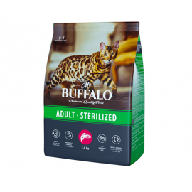 Mr.Buffalo dlya vzrosly`kh sterilizovanny`kh koshek i kotov (kuricza)
